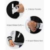 imageTBMPOY Mens Varsity Jacket Cotton Baseball Hooded Sweatshirt Letterman Lightweight Bomber Jacket Fashion Casual Sports