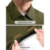 imageTBMPOY Mens Vest Casual Lightweight Thin Utility 3 Zip Pockets Stylish Sleeveless Jackets Summer Fall Golf Travel BusinessArmy Green