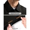 imageTBMPOY Mens Vest Casual Lightweight Thin Utility 3 Zip Pockets Stylish Sleeveless Jackets Summer Fall Golf Travel BusinessBlack
