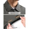 imageTBMPOY Mens Vest Casual Lightweight Thin Utility 3 Zip Pockets Stylish Sleeveless Jackets Summer Fall Golf Travel BusinessDeep Grey