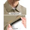 imageTBMPOY Mens Vest Casual Lightweight Thin Utility 3 Zip Pockets Stylish Sleeveless Jackets Summer Fall Golf Travel BusinessKhaki