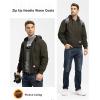 imageTBMPOY Mens Winter Jackets Hooded Work Cotton FLeece Lined Duck Coats Flannel Active Workwear CoatBrown