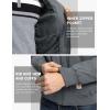 imageTBMPOY Mens Winter Jackets Hooded Work Cotton FLeece Lined Duck Coats Flannel Active Workwear CoatDark Grey