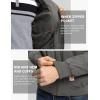 imageTBMPOY Mens Winter Jackets Hooded Work Cotton FLeece Lined Duck Coats Flannel Active Workwear CoatGrey