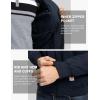 imageTBMPOY Mens Winter Jackets Hooded Work Cotton FLeece Lined Duck Coats Flannel Active Workwear CoatNavy