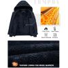 imageTBMPOY Mens Winter Jackets Hooded Work Cotton FLeece Lined Duck Coats Flannel Active Workwear CoatNavy
