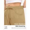 imageTBMPOY Womens 10quot Hiking Cargo Shorts Lightweight Quick Dry Bermuda Loose Outdoor Casual 5 Pockets for Summer Golf TravelKhaki