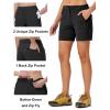 imageTBMPOY Womens 6quot Hiking Cargo Shorts Quick Dry with Pockets Work Golf Short Lightweight Outdoor Active Summer for Women6black