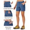 imageTBMPOY Womens 6quot Hiking Cargo Shorts Quick Dry with Pockets Work Golf Short Lightweight Outdoor Active Summer for Women6blue