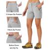 imageTBMPOY Womens 6quot Hiking Cargo Shorts Quick Dry with Pockets Work Golf Short Lightweight Outdoor Active Summer for Women6light Grey
