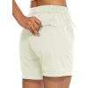 imageTBMPOY Womens 6quot Hiking Cargo Shorts Quick Dry with Pockets Work Golf Short Lightweight Outdoor Active Summer for Women6off White