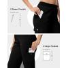 imageTBMPOY Womens Capri Pants Lightweight Quick Dry Hiking Cargo Pockets Casual Water Resistant Travel Cropped CottonBlack