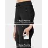 imageTBMPOY Womens Capri Pants Lightweight Quick Dry Hiking Cargo Pockets Casual Water Resistant Travel Cropped CottonBlack1