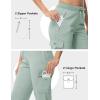 imageTBMPOY Womens Capri Pants Lightweight Quick Dry Hiking Cargo Pockets Casual Water Resistant Travel Cropped CottonBlue