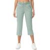 imageTBMPOY Womens Capri Pants Lightweight Quick Dry Hiking Cargo Pockets Casual Water Resistant Travel Cropped CottonBlue