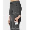 imageTBMPOY Womens Capri Pants Lightweight Quick Dry Hiking Cargo Pockets Casual Water Resistant Travel Cropped CottonDark Grey1