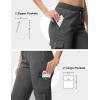 imageTBMPOY Womens Capri Pants Lightweight Quick Dry Hiking Cargo Pockets Casual Water Resistant Travel Cropped CottonDeep Gray