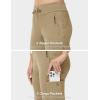 imageTBMPOY Womens Capri Pants Lightweight Quick Dry Hiking Cargo Pockets Casual Water Resistant Travel Cropped CottonKhaki1