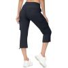 imageTBMPOY Womens Capri Pants Lightweight Quick Dry Hiking Cargo Pockets Casual Water Resistant Travel Cropped CottonNavy Blue1