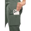 imageTBMPOY Womens Cargo Capris Lightweight Hiking Pants 6 Pockets Quick Dry Casual Outdoor Trip Loose Shorts Cropped CottonArmy Green