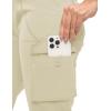 imageTBMPOY Womens Cargo Capris Lightweight Hiking Pants 6 Pockets Quick Dry Casual Outdoor Trip Loose Shorts Cropped CottonBeige
