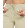 imageTBMPOY Womens Cargo Capris Lightweight Hiking Pants 6 Pockets Quick Dry Casual Outdoor Trip Loose Shorts Cropped CottonBeige