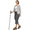 imageTBMPOY Womens Cargo Capris Lightweight Hiking Pants 6 Pockets Quick Dry Casual Outdoor Trip Loose Shorts Cropped CottonDark Grey