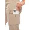 imageTBMPOY Womens Cargo Capris Lightweight Hiking Pants 6 Pockets Quick Dry Casual Outdoor Trip Loose Shorts Cropped CottonKhaki