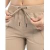 imageTBMPOY Womens Cargo Capris Lightweight Hiking Pants 6 Pockets Quick Dry Casual Outdoor Trip Loose Shorts Cropped CottonKhaki