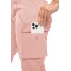 imageTBMPOY Womens Cargo Capris Lightweight Hiking Pants 6 Pockets Quick Dry Casual Outdoor Trip Loose Shorts Cropped CottonPink