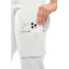 imageTBMPOY Womens Cargo Capris Lightweight Hiking Pants 6 Pockets Quick Dry Casual Outdoor Trip Loose Shorts Cropped CottonWhite