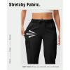 imageTBMPOY Womens Cargo Capris with Pockets Lightweight Hiking Capris Pants Quick Dry Casual Cropped Pants Summer Trip CottonStyle 2black