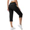 imageTBMPOY Womens Cargo Capris with Pockets Lightweight Hiking Capris Pants Quick Dry Casual Cropped Pants Summer Trip CottonStyle 2black