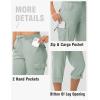 imageTBMPOY Womens Cargo Capris with Pockets Lightweight Hiking Capris Pants Quick Dry Casual Cropped Pants Summer Trip CottonStyle 2blue
