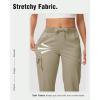 imageTBMPOY Womens Cargo Capris with Pockets Lightweight Hiking Capris Pants Quick Dry Casual Cropped Pants Summer Trip CottonStyle 2grey Khaki