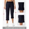 imageTBMPOY Womens Cargo Capris with Pockets Lightweight Hiking Capris Pants Quick Dry Casual Cropped Pants Summer Trip CottonStyle 2navy