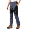 imageTBMPOY Womens Hiking Cargo Pants Outdoor Waterproof Windproof Softshell Fleece Snow Pants2cool Gray