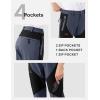 imageTBMPOY Womens Hiking Cargo Pants Outdoor Waterproof Windproof Softshell Fleece Snow Pants2cool Gray