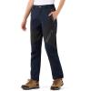 imageTBMPOY Womens Hiking Cargo Pants Outdoor Waterproof Windproof Softshell Fleece Snow Pants6navy
