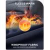 imageTBMPOY Womens Hiking Cargo Pants Outdoor Waterproof Windproof Softshell Fleece Snow Pants6navy