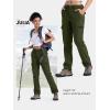 imageTBMPOY Womens Hiking Cargo Pants Outdoor Waterproof Windproof Softshell Fleece Snow PantsArmy Green
