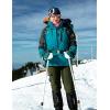 imageTBMPOY Womens Hiking Cargo Pants Outdoor Waterproof Windproof Softshell Fleece Snow PantsArmy Green