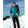 imageTBMPOY Womens Hiking Cargo Pants Outdoor Waterproof Windproof Softshell Fleece Snow PantsBlack