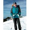 imageTBMPOY Womens Hiking Cargo Pants Outdoor Waterproof Windproof Softshell Fleece Snow PantsDark Grey