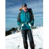 imageTBMPOY Womens Hiking Cargo Pants Outdoor Waterproof Windproof Softshell Fleece Snow PantsGray