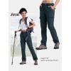 imageTBMPOY Womens Hiking Cargo Pants Outdoor Waterproof Windproof Softshell Fleece Snow PantsGray
