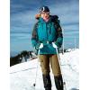 imageTBMPOY Womens Hiking Cargo Pants Outdoor Waterproof Windproof Softshell Fleece Snow PantsKhaki