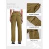 imageTBMPOY Womens Hiking Cargo Pants Outdoor Waterproof Windproof Softshell Fleece Snow PantsKhaki