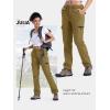 imageTBMPOY Womens Hiking Cargo Pants Outdoor Waterproof Windproof Softshell Fleece Snow PantsKhaki