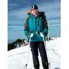 imageTBMPOY Womens Hiking Cargo Pants Outdoor Waterproof Windproof Softshell Fleece Snow PantsNavy